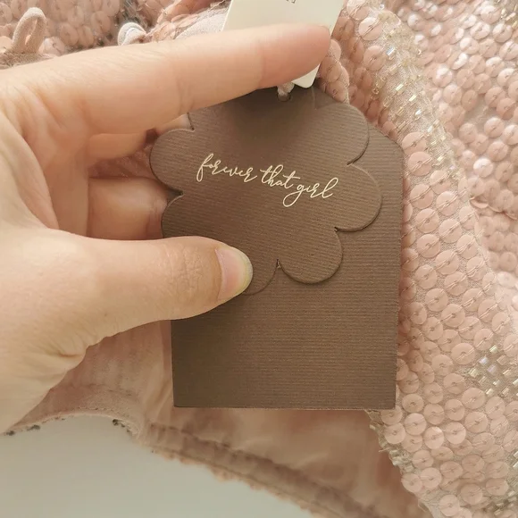 Anthropologie Ruffled And Sequence Top - Picture 4 of 6